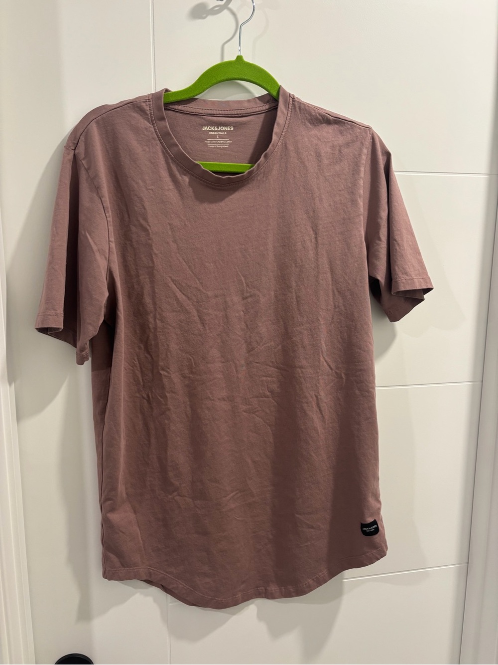 Jack & Jones Dusty Rose Crew Neck Short Sleeve Tee